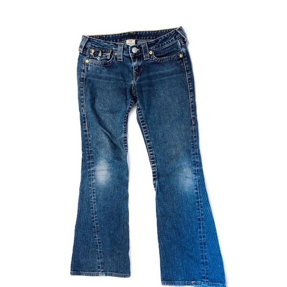 True Religion Joey Flared Jeans Medium Wash - Picture 2 of 8